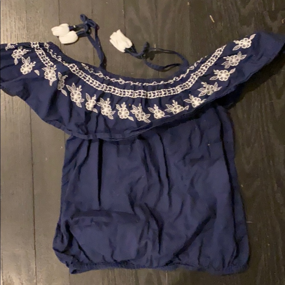 Girls off the shoulder top